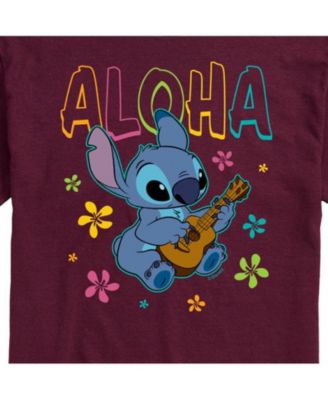 Hybrid Apparel Lilo and Stitch Mens Short Sleeve Tee