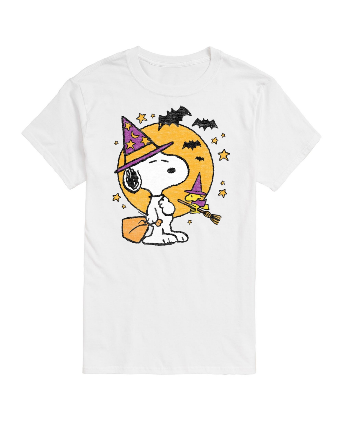 Hybrid Apparel Peanuts Witch Mens Short Sleeve Tee - White