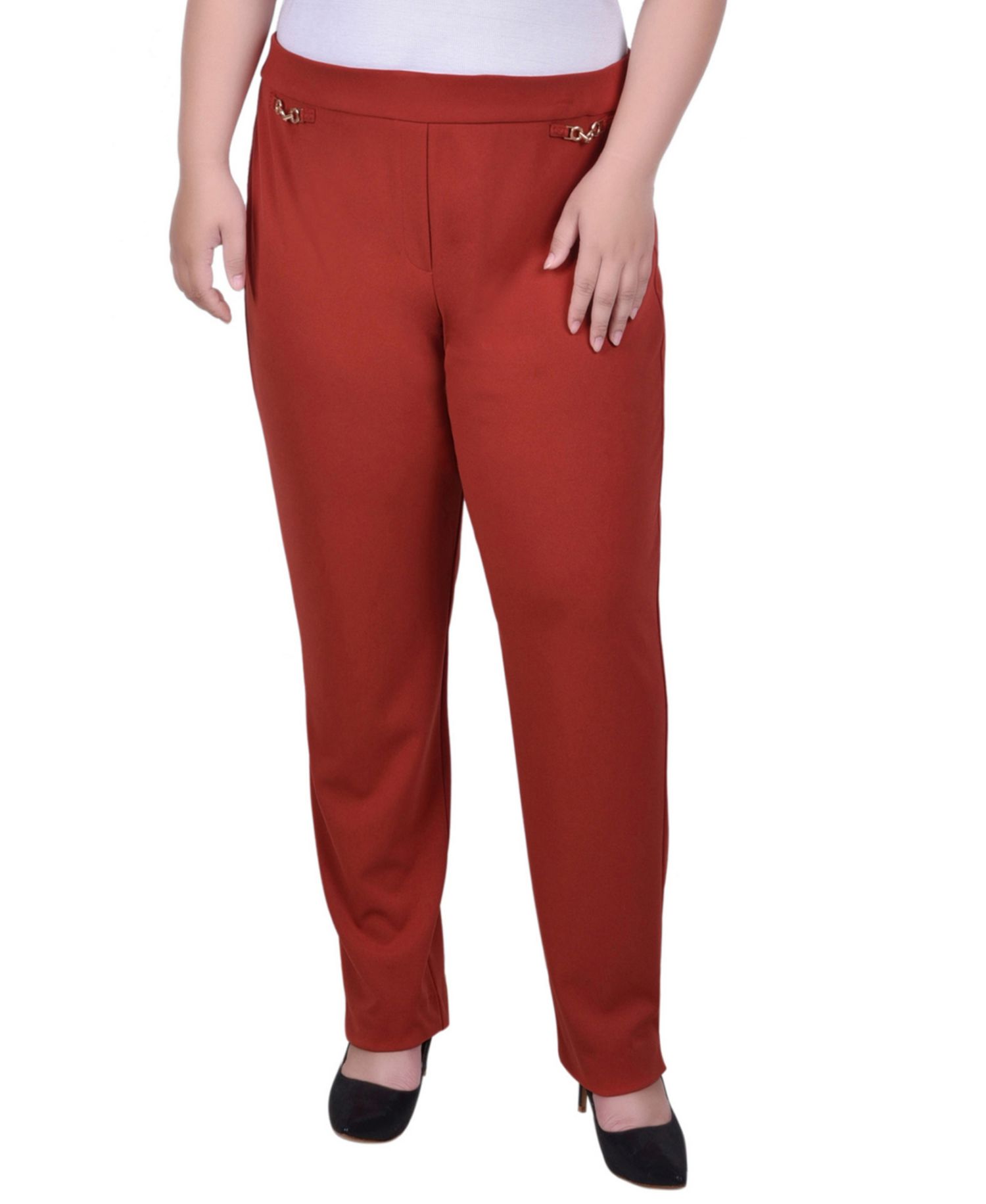 Plus Size Scuba Crepe Ankle Pant