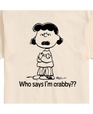 Hybrid Apparel Peanuts Crabby Mens Short Sleeve Tee