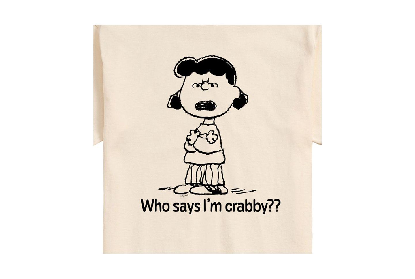 Мужская футболка AIRWAVES Hybrid Apparel Peanuts Crabby Short Sleeve, цвет: Бежевый — фото 3