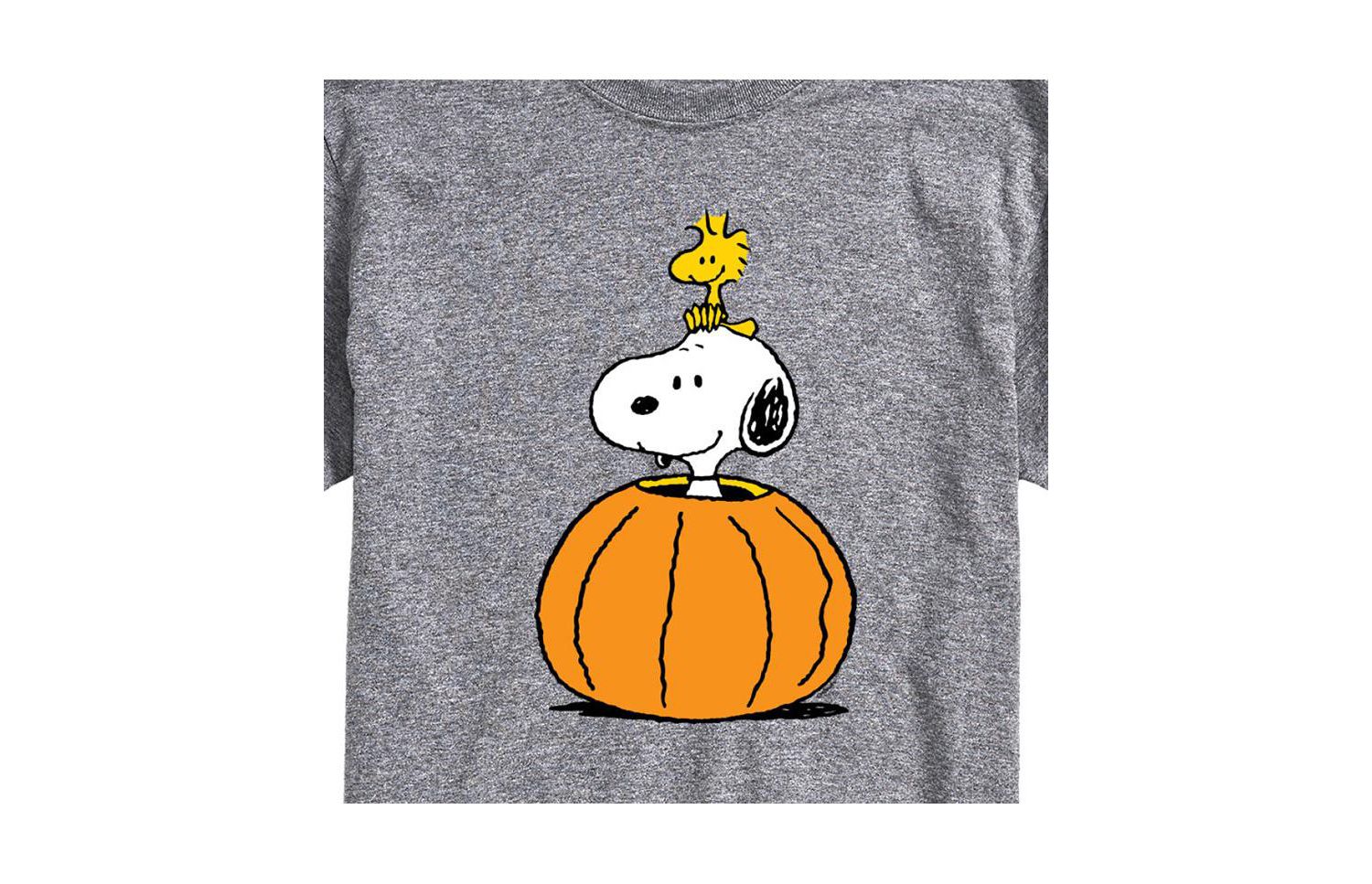 Hybrid Apparel Peanuts Pumpkin Mens Short Sleeve Tee