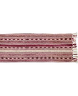 Braided Stripe Table Runner, 15x72 Inches