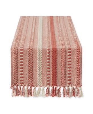 Braided Stripe Table Runner, 15x72 Inches