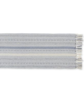 Braided Stripe Table Runner, 15x72 Inches