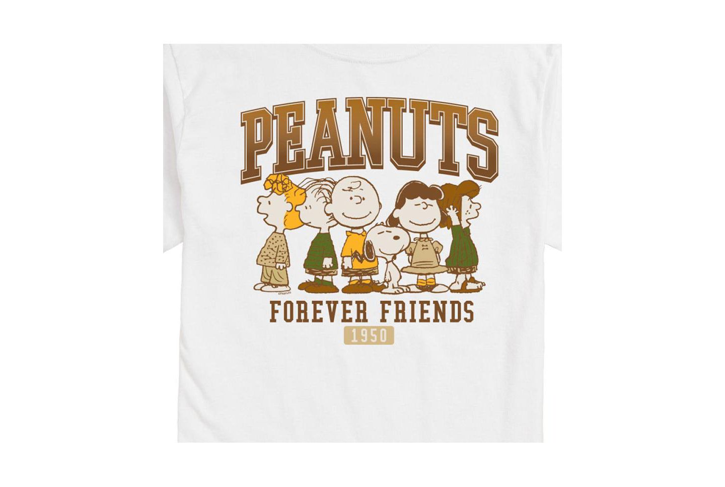 Мужская футболка AIRWAVES Hybrid Apparel Peanuts Friends Short Sleeve, цвет: Белый — фото 3