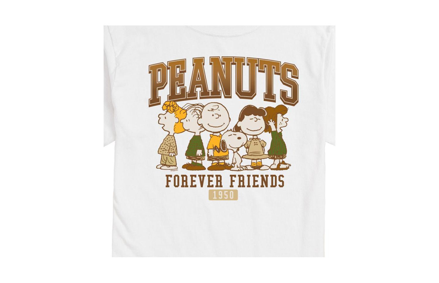 Hybrid Apparel Peanuts Friends Mens Short Sleeve Tee