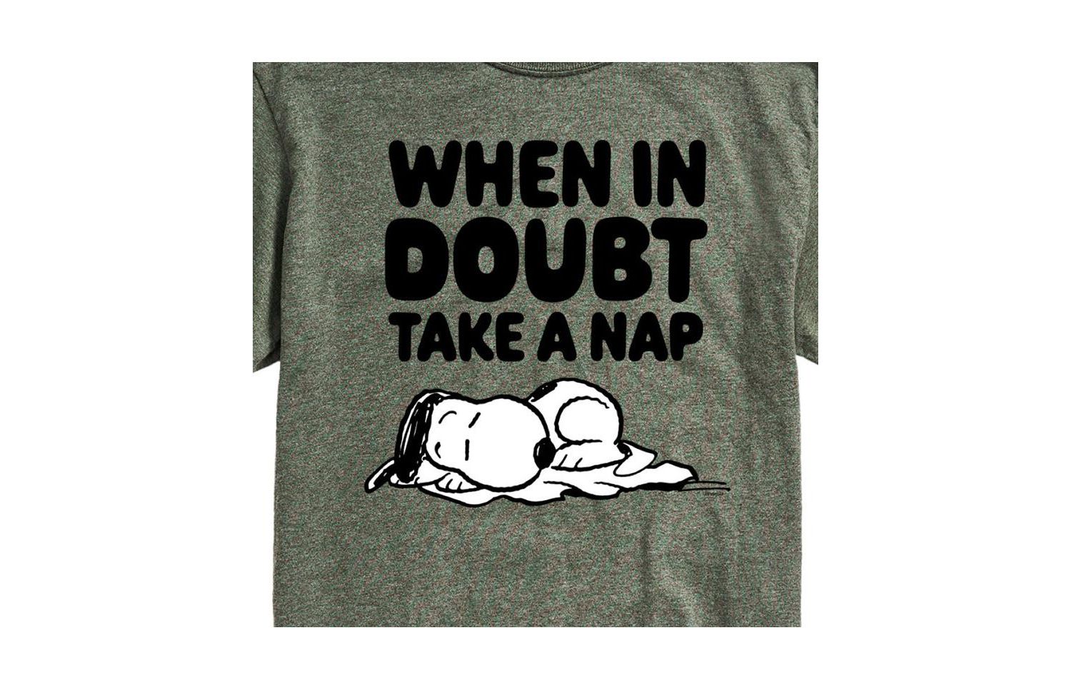 Hybrid Apparel Snoopy Nap Men's Short Sleeve Tee