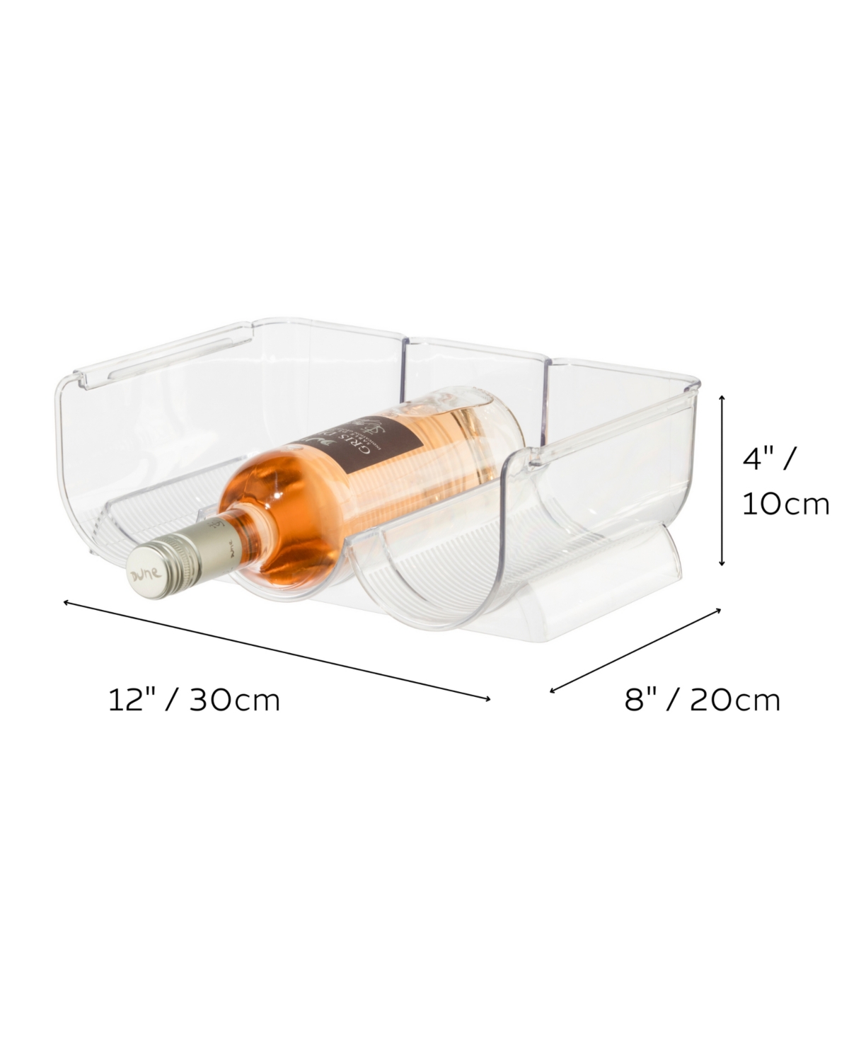 OGGI SET OF 2 STACKABLE BOTTLE RACKS 