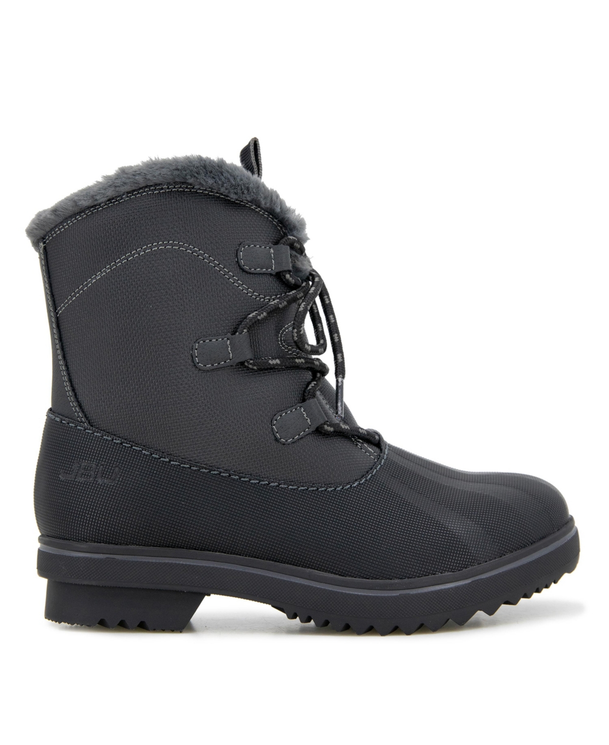 Jbu Brisky Lace-Up Casual Water-resistant Boots - Stone White/Black | Smart  Closet