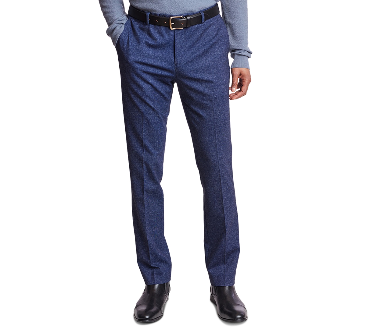 Paisley & Gray Men's Downing Slim Fit Denim Knit Pants In Dk Blu Den