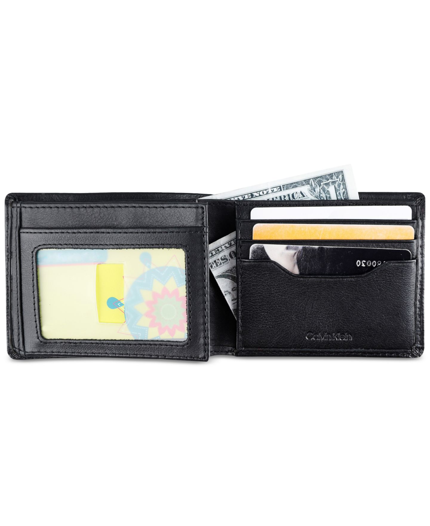 Мужской кошелёк Calvin Klein Gustave Traveler Wallet, цвет: Чёрный — фото 10