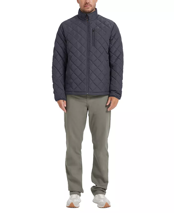 Men's Diamond Quilted Heritage Jacket - thumbnail 3
