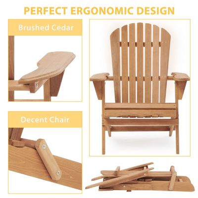 Streamdale Wood Adirondack Chair Set (2)