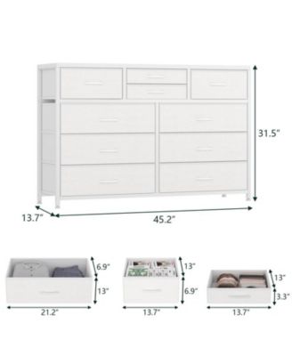 10 Iron+MDF drawer TV cabinet