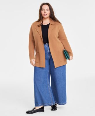 On 34th - Plus Size Sweater Blazer