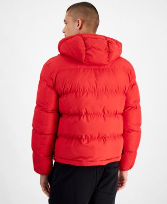 Men's Beazly2436 Slim-Fit Quilted Full-Zip Hooded Puffer Jacket
