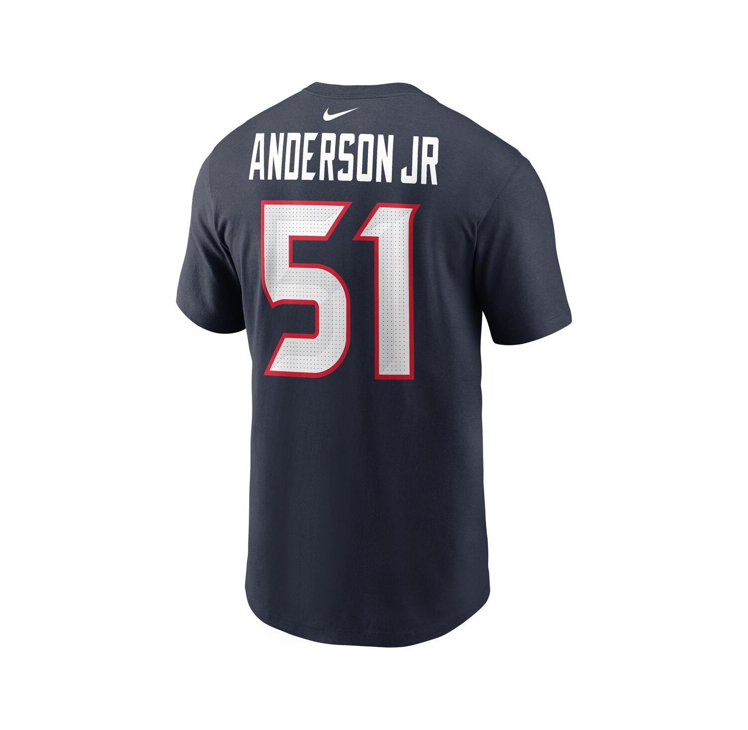 Men's Will Anderson Jr. Navy Houston Texans Player Name & Number T-Shirt