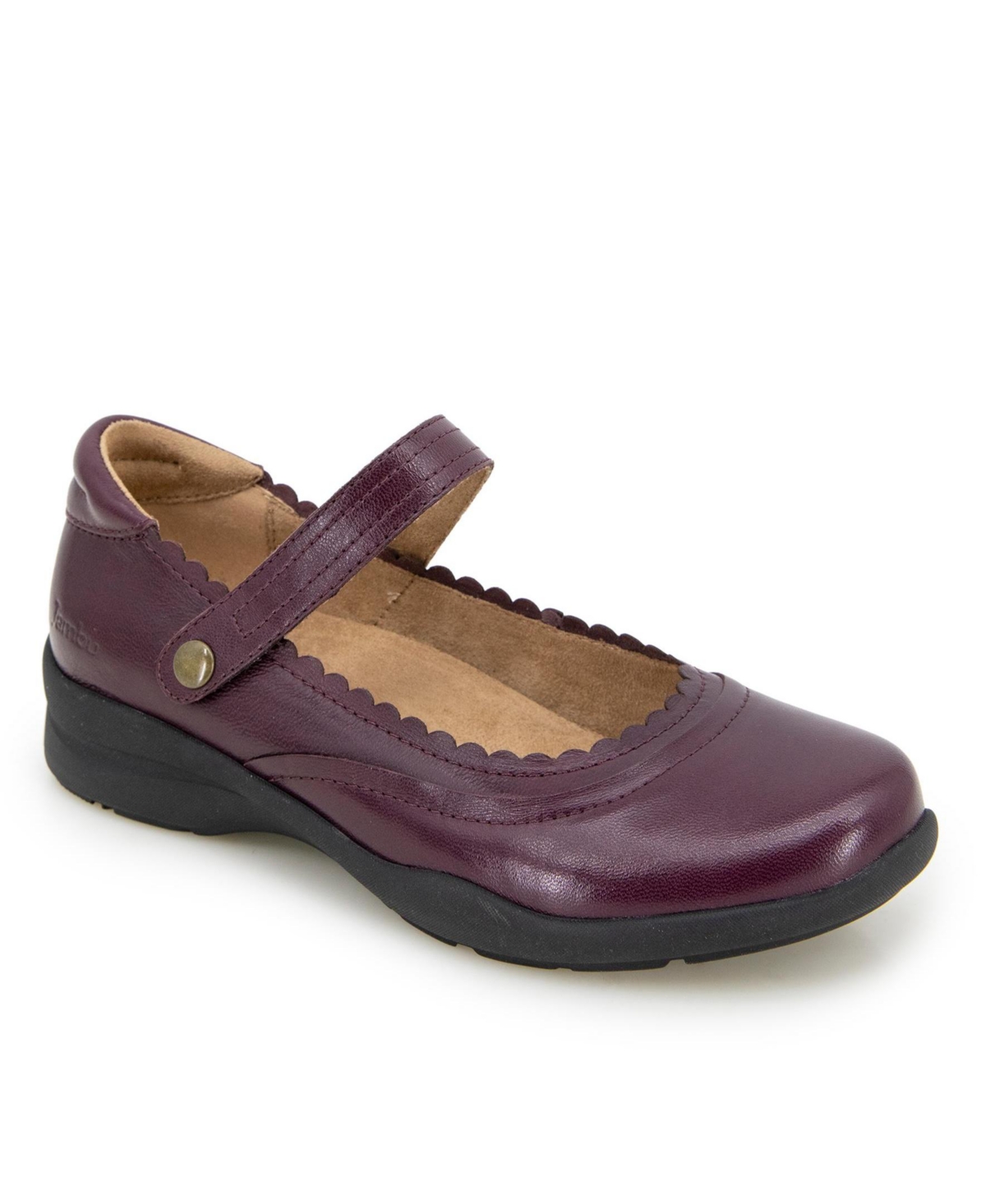 Jambu Women's Tess Round Toe Flats - Merlot