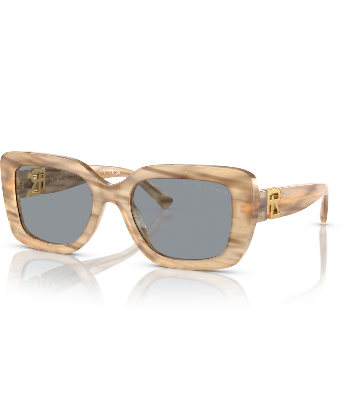Women's The Nikki Sunglasses, Mirror RL8217U - Brown Oyster