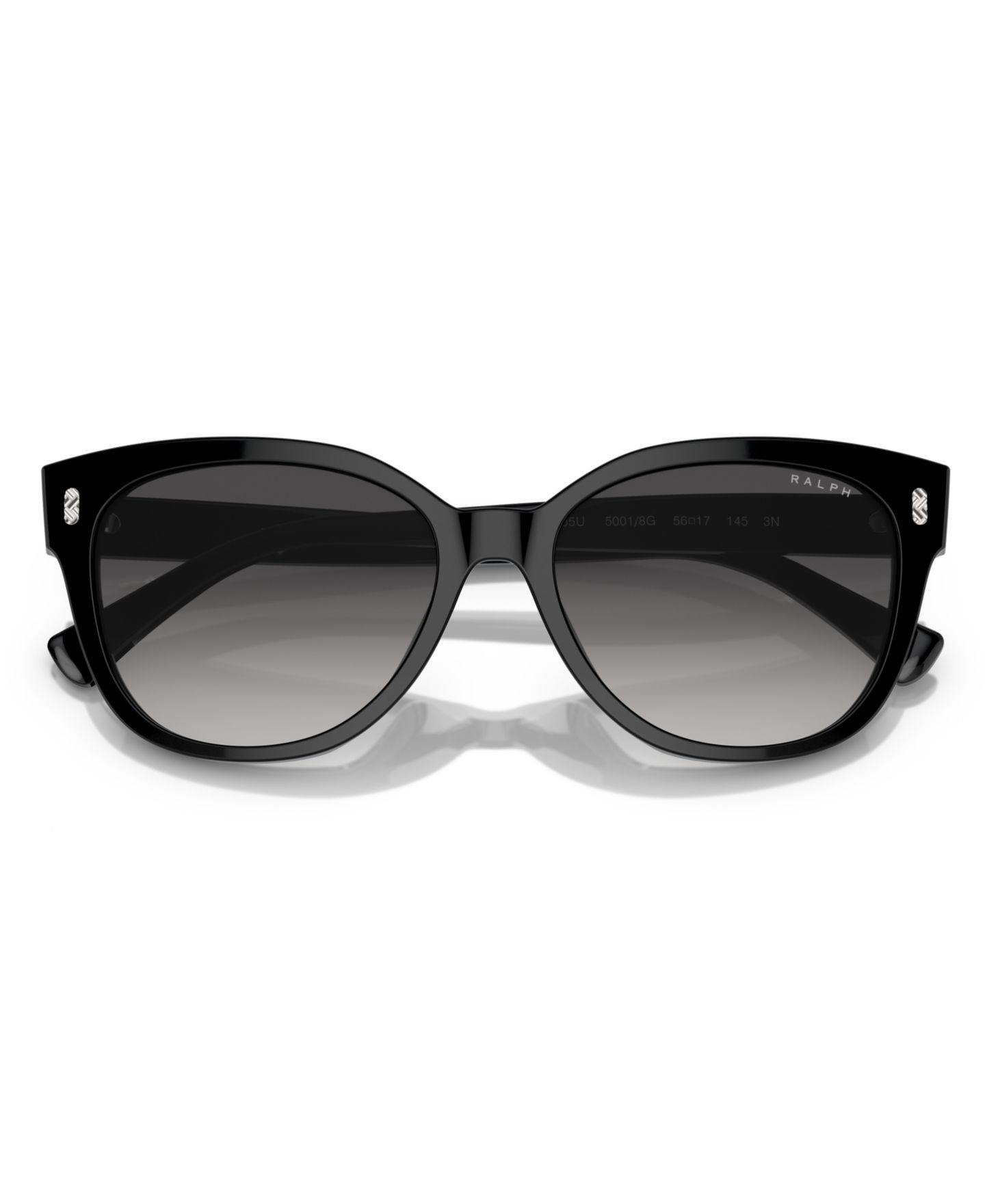 Женские солнцезащитные очки Ralph by Ralph Lauren Sunglasses, Gradient RA5305U, цвет: Блестящий чёрный — фото 4