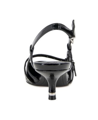 Women's Martha Eyelet Kitten Heel Pumps