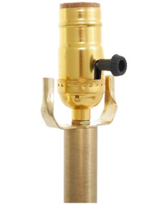 28" Metal Abstract Tiered Pillar Accent Lamp 