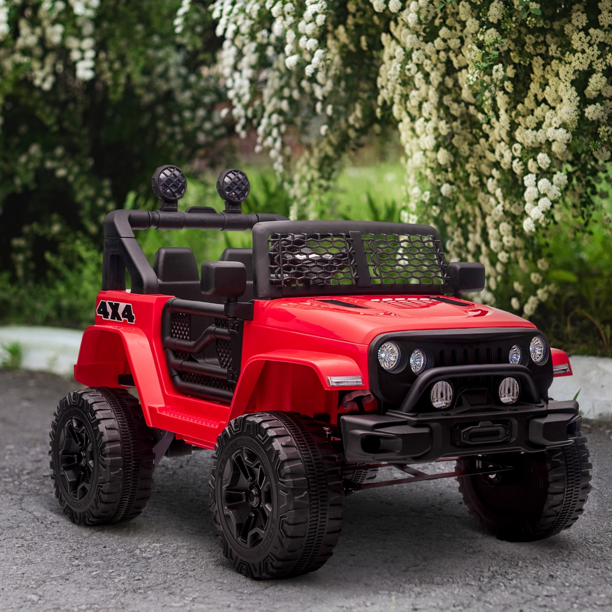 Aosom 12V Kids Ride On Car Truck Electric Battery Riding Toy w/Remote,