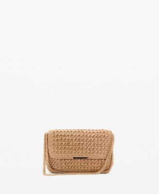 Mango Women's Natural Fiber Shoulder Bag - Macy's