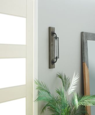 20" Metal Geometric Battery Operated Accent Lamp 