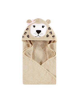 Animal Hooded Towel 2Pk Cotton Poly