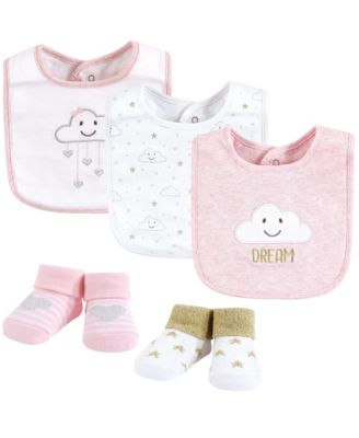 Cotton Bib and Sock Set