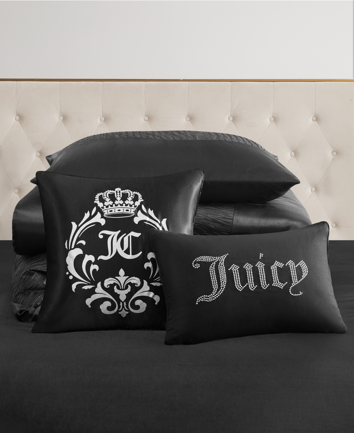 Juicy Couture Glam Night Stripe 4-Pc. Comforter Set, Twin/Twin Xl