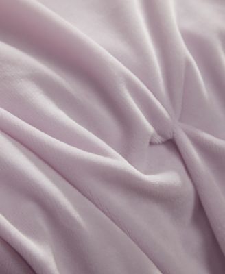 Kiss Pleat Plush 3-Pc. Comforter Set, Full/Queen