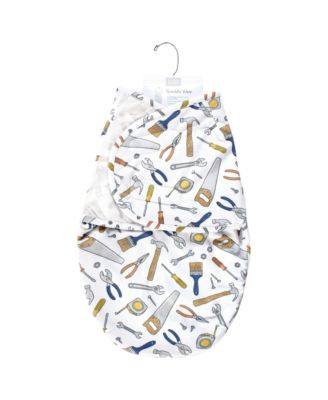 Baby Boys Ultra-Soft Faux Fur Snuggle Swaddler