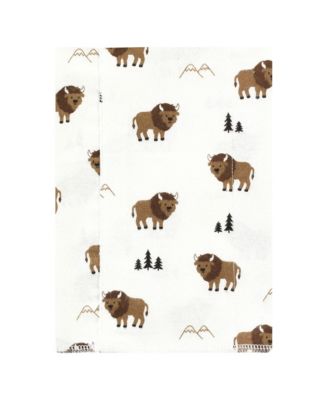 Multi-Pack Cotton-Polyester Flannel Burp Cloths