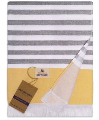 Peshtemal 100% Turkish Cotton 4-Pack Beach Towels, 35" x 60" 