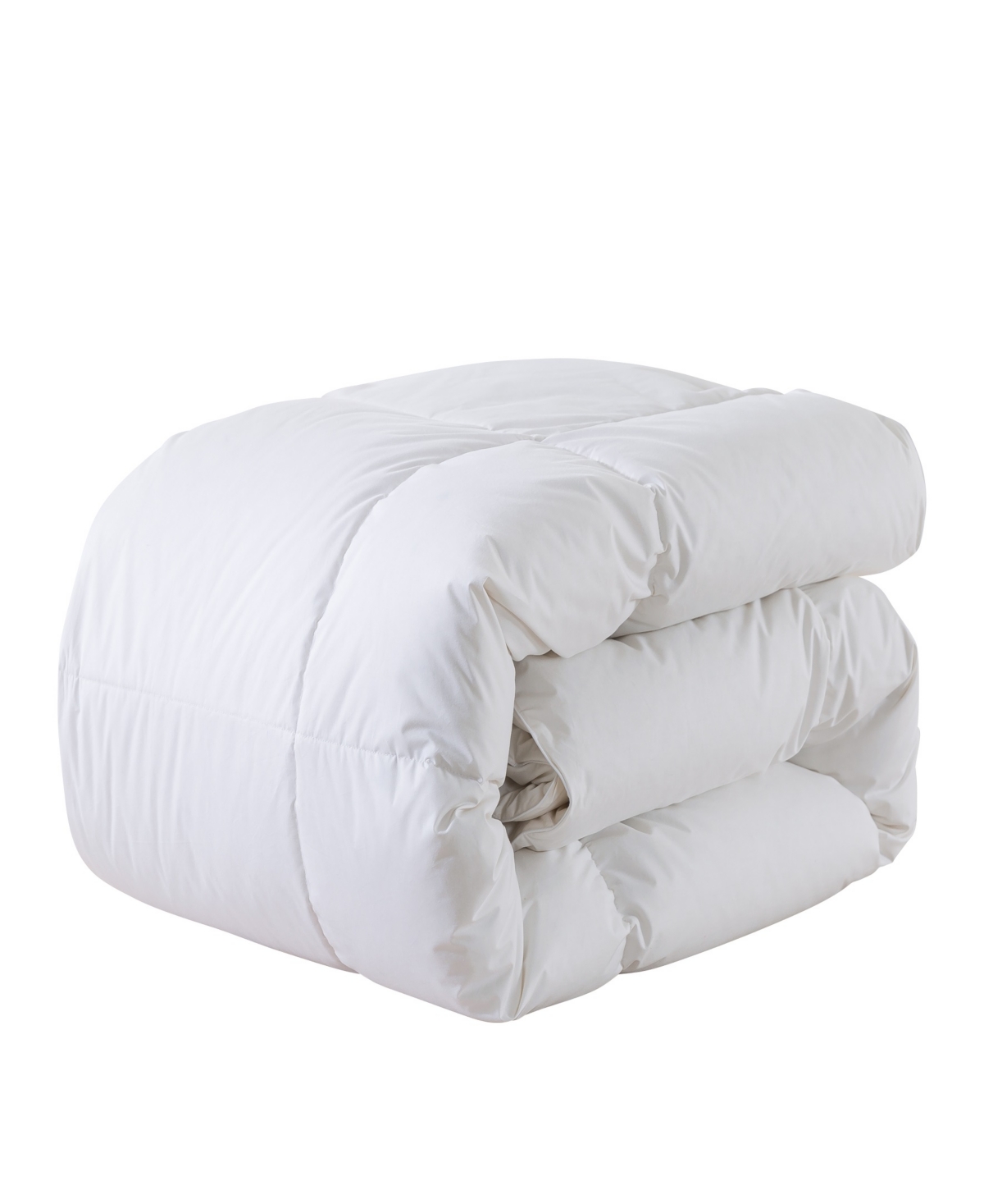 Royal Velvet Heavy WeightGoose Nano Down and Feather Blend Comforter, Queen - White
