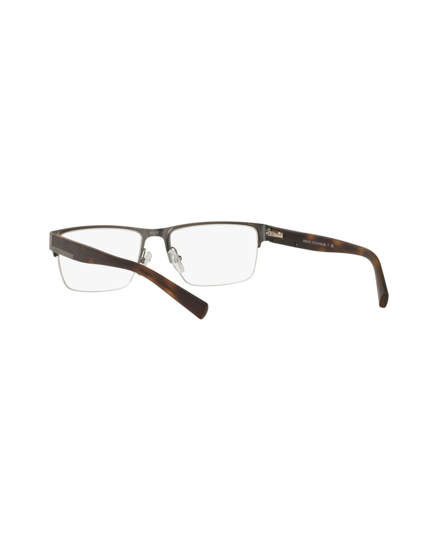 Мужские очки A|X Armani Exchange Man Rectangle Metal AX1018 Eyeglasses, цвет: Графитовый металлик — фото 4