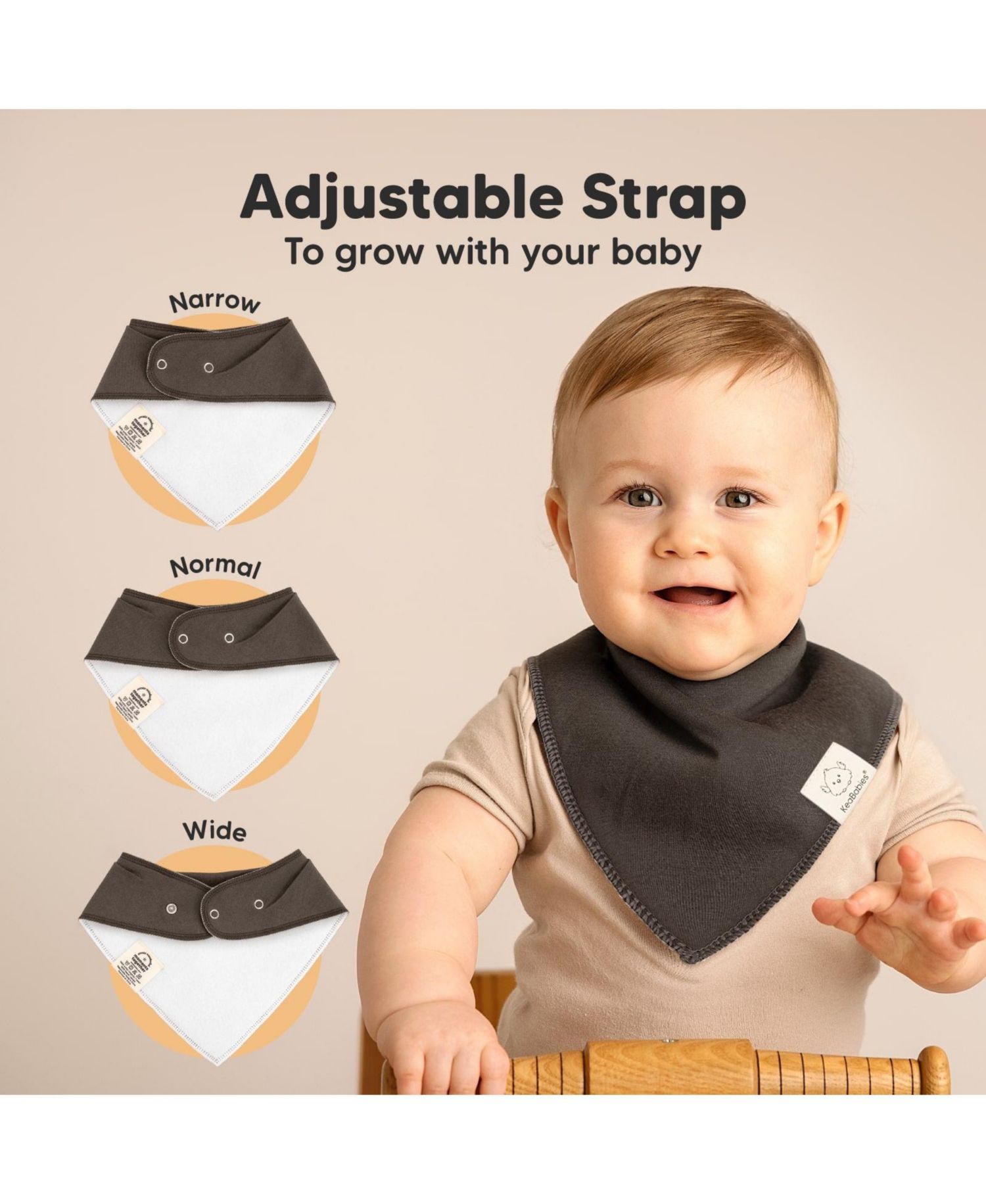 8pack Baby Bandana Bibs, Baby Drool Bibs for Baby Girl, Boy, Baby Bibs for Infant, Newborn
