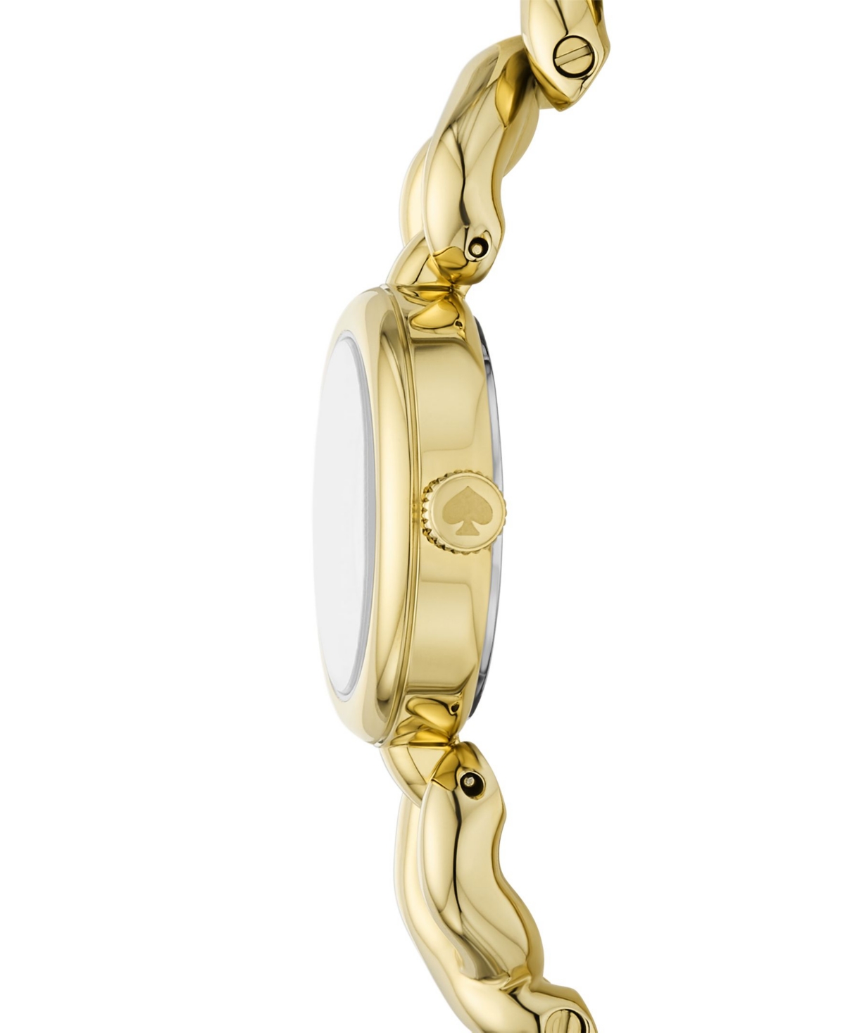 Kate Spade Women's Monroe Gold-tone Stainless Steel Bracelet Watch 24mm In Gold-tone