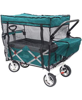 Mosquito Net Cover: Silver Series Double Stoller Wagon Accessory