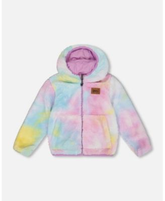 REVERSIBLE PLUSH COAT, CHILD