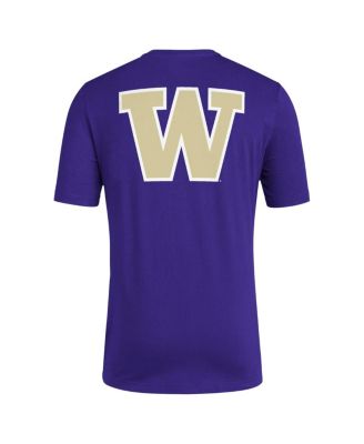 Men's Purple Washington Huskies Reverse Retro Baseball 2 Hit T-Shirt