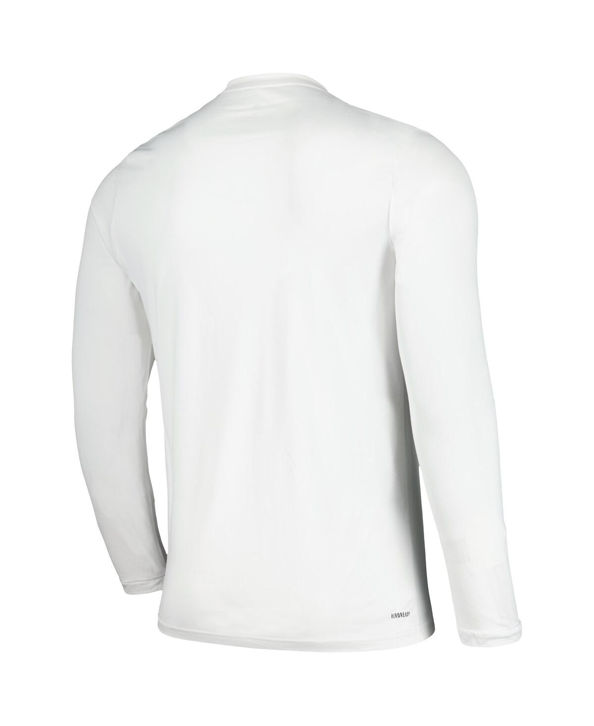 Adidas Men'sSt. Louis City Sc 2024 Jersey Hook Aeroready Long Sleeve T-Shirt - White