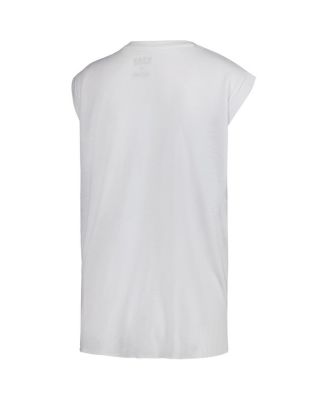 Women's White Colorado Buffaloes Coach Prime Working Sleeveless Muscle T-Shirt