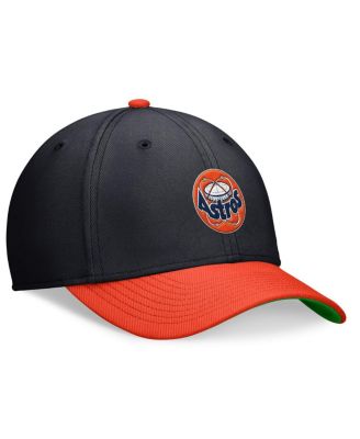 Men's Navy/Orange Houston Astros Cooperstown Collection Rewind SwooshFlex Performance Hat