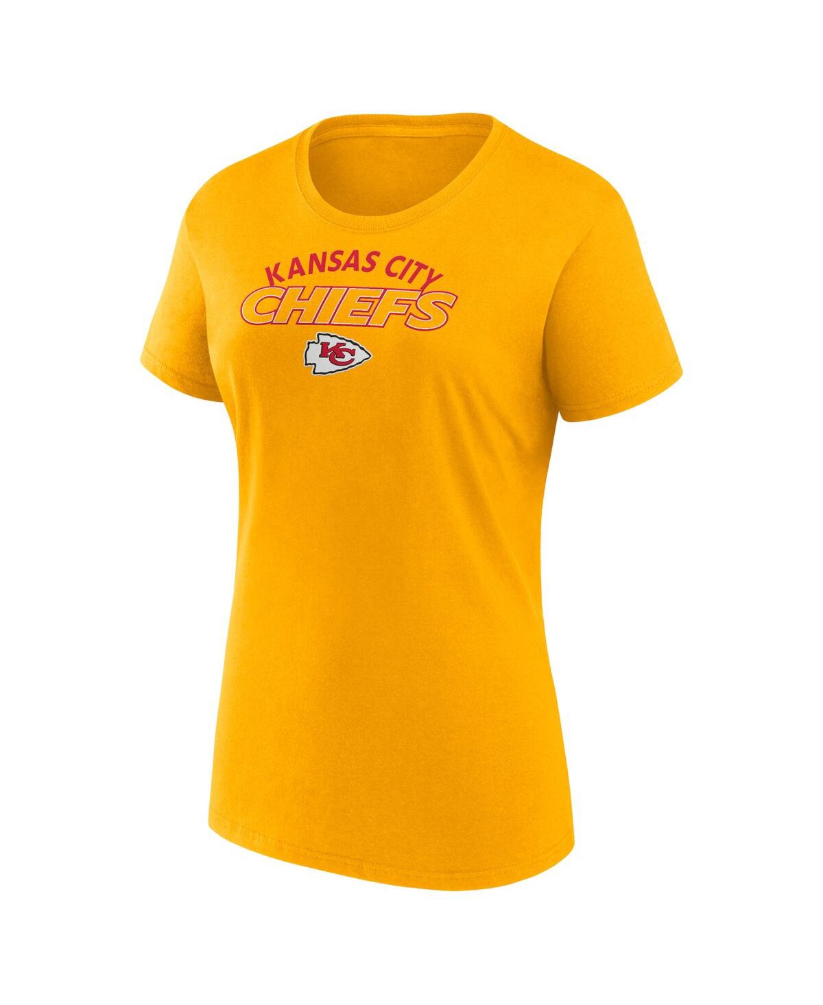 Fanatics Women's Kansas City Chiefs Risk T-Shirt Combo Pack - Gold