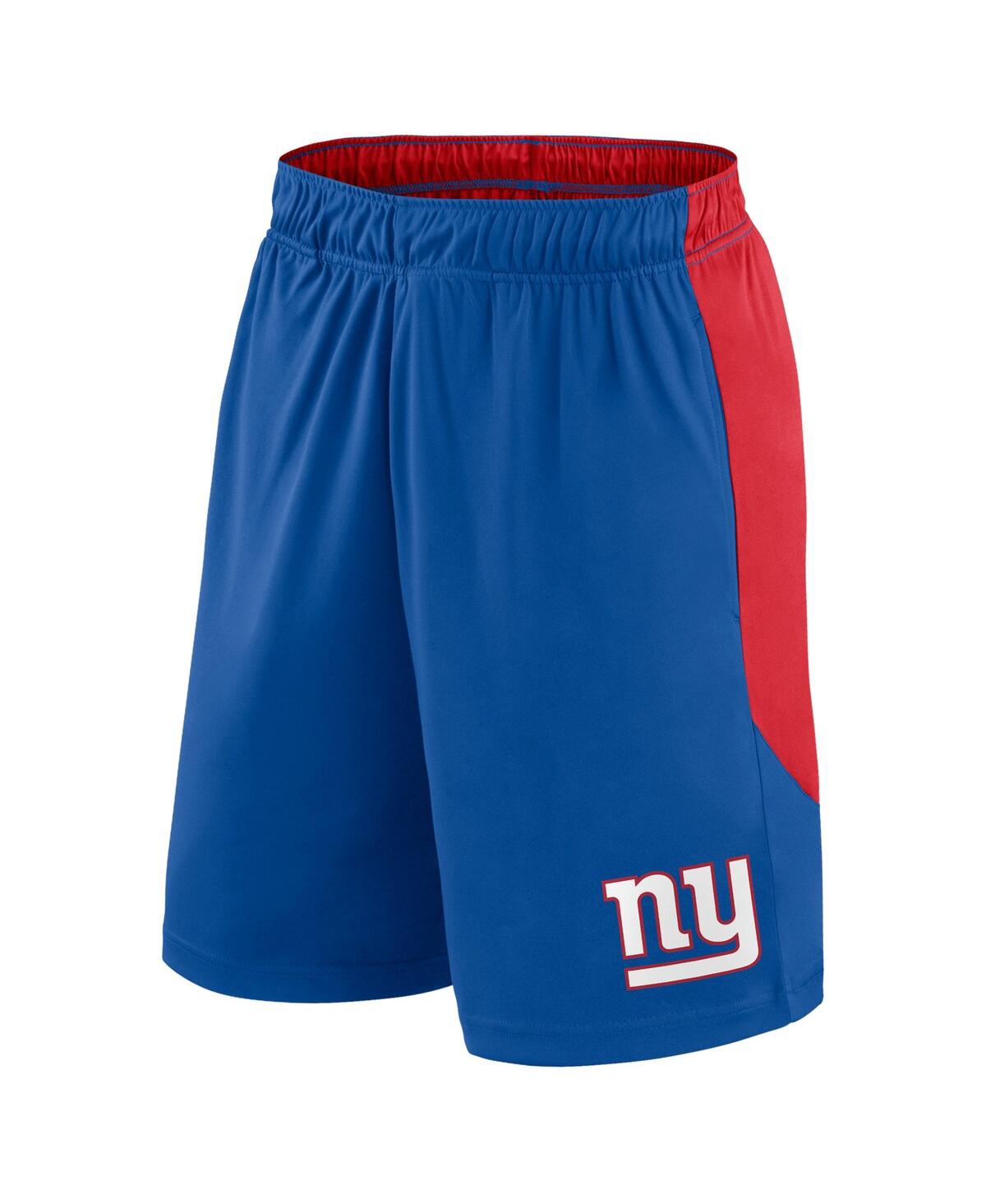 Fanatics Men'sRed New York Giants Go Hard Shorts - Royal, Red