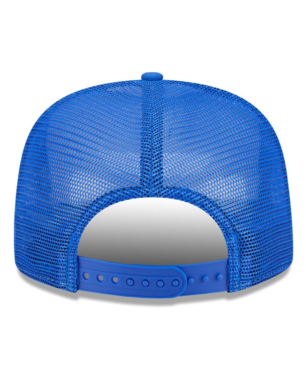 New Era Men'sRoyal Los Angeles Rams Banger 9FIFTY Trucker Snapback Hat - White, Royal